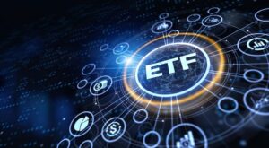 ETF Exchange-traded fund stock concept