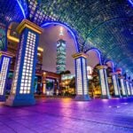 Cityscape in Taipei, Taiwan.