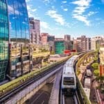 Taipei Metro system in taipei city, taiwan